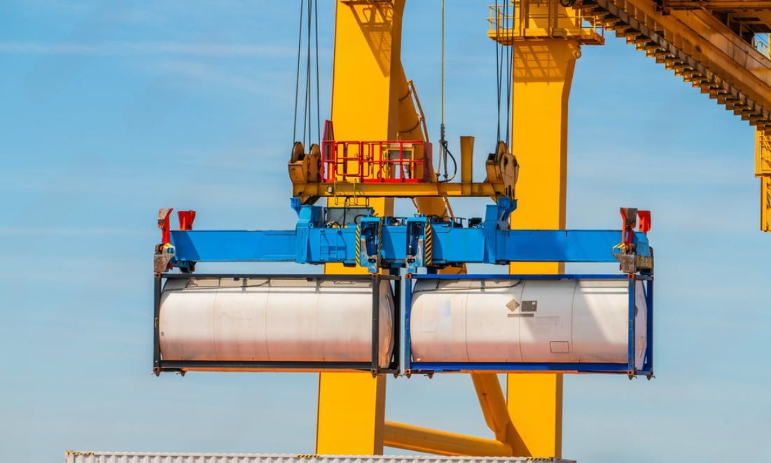 Tank container exchange
